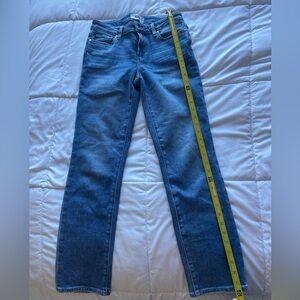 PAIGE Amber Women's Straight Leg Blue Jeans